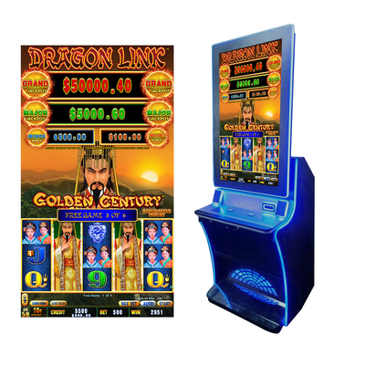 Dragon Link Golden Century 32/43 Inch شاشة تعمل باللمس فتحة كازينو برامج كازينو Arcade Table للبيع